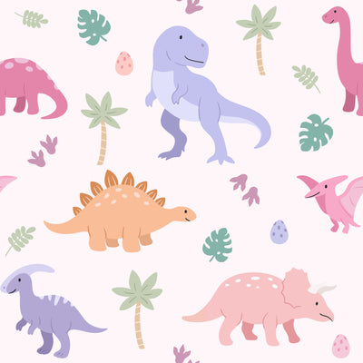 Two-Piece Bamboo Pajama Set | Little Fossil Pink