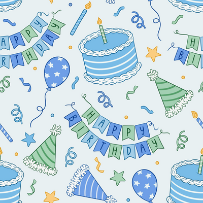 Bamboo Convertible Zipper Romper | Birthday Bash Blue