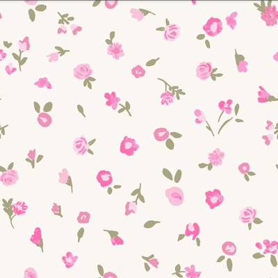 Penny's Posies Bamboo Waffle Ruffle Zipper Footie