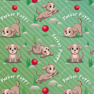 Cuddle Plush Friends Personalized Kids' Blanket | Parker Puppy