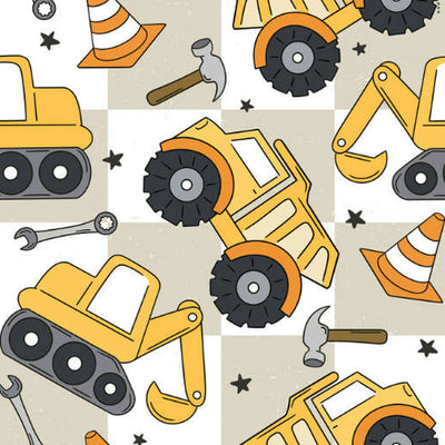 Under Construction Personalized Kids Blanket