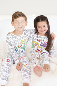Colorable Pajama Sets