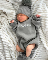 Knit Sweater Romper Sets 