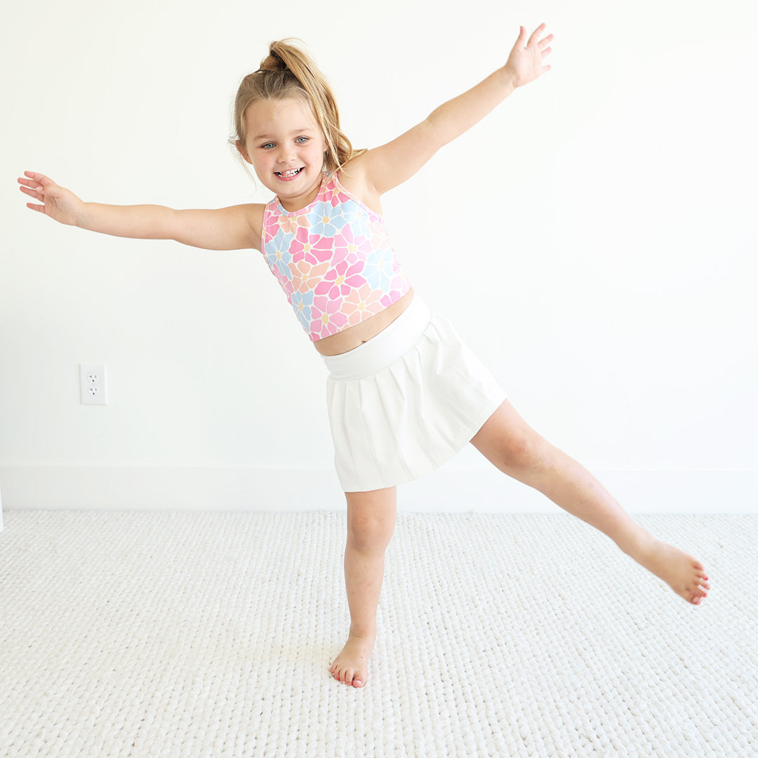 white tennis skirt for girls