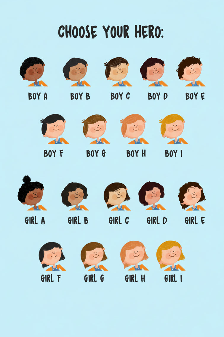personalized character book for kids 