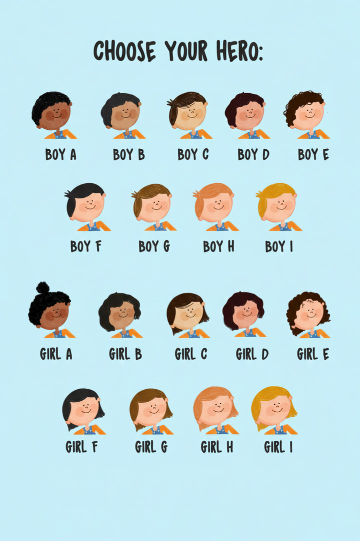 personalized character book for kids 