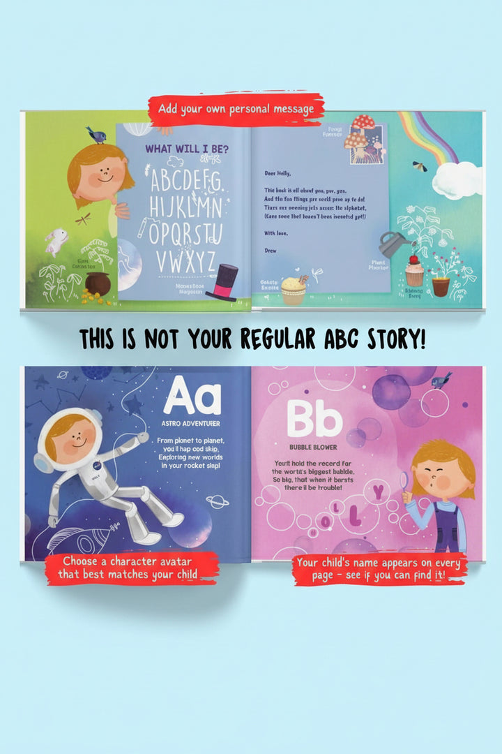 Personalized Book | What Will I Be? An A-B-C Story