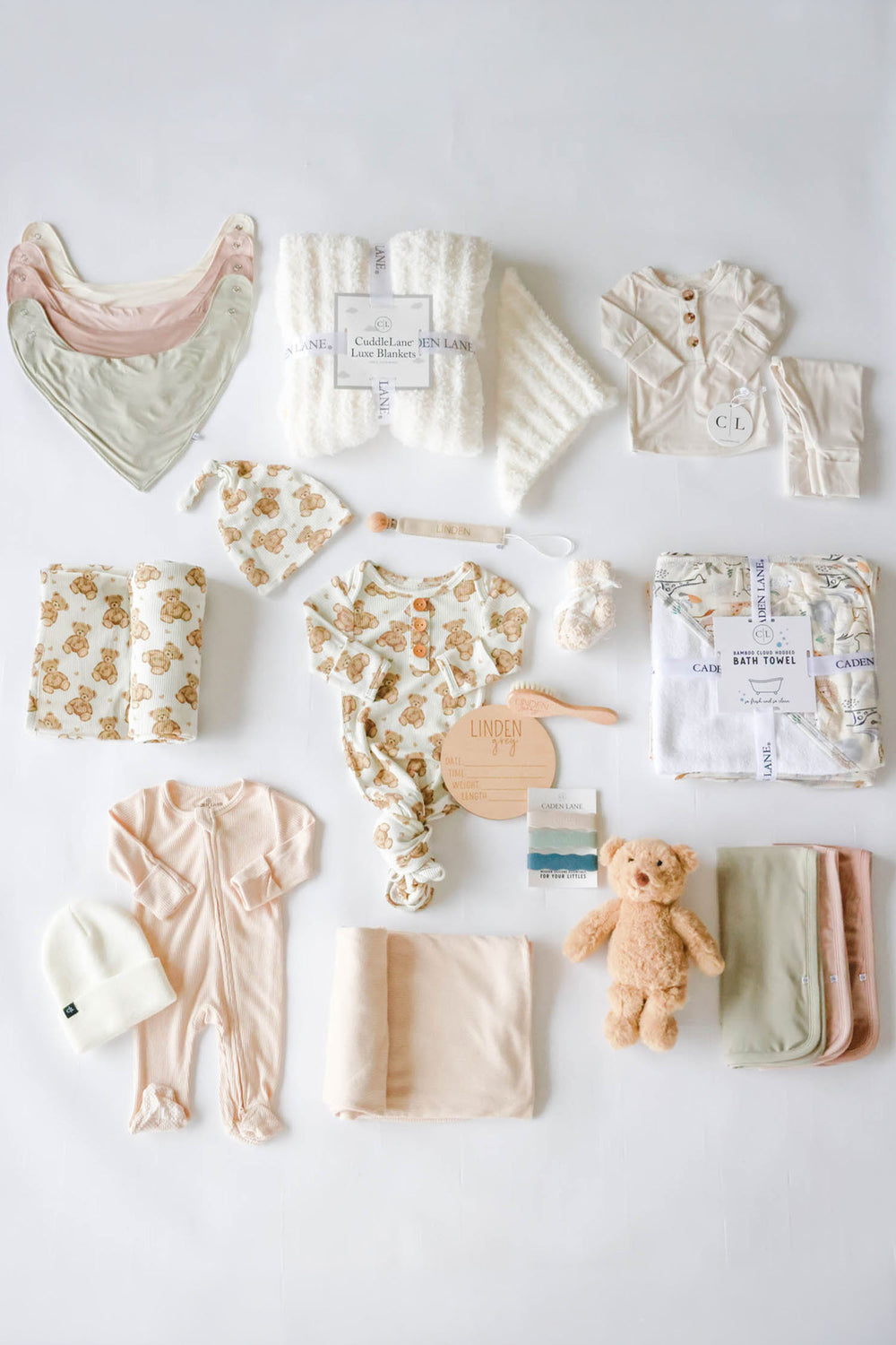contents of $500 bear gift set box