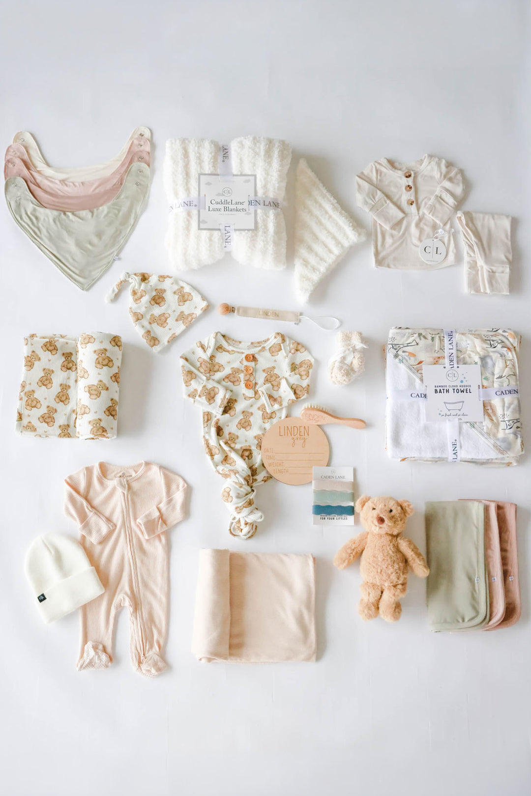 contents of $500 bear gift set box