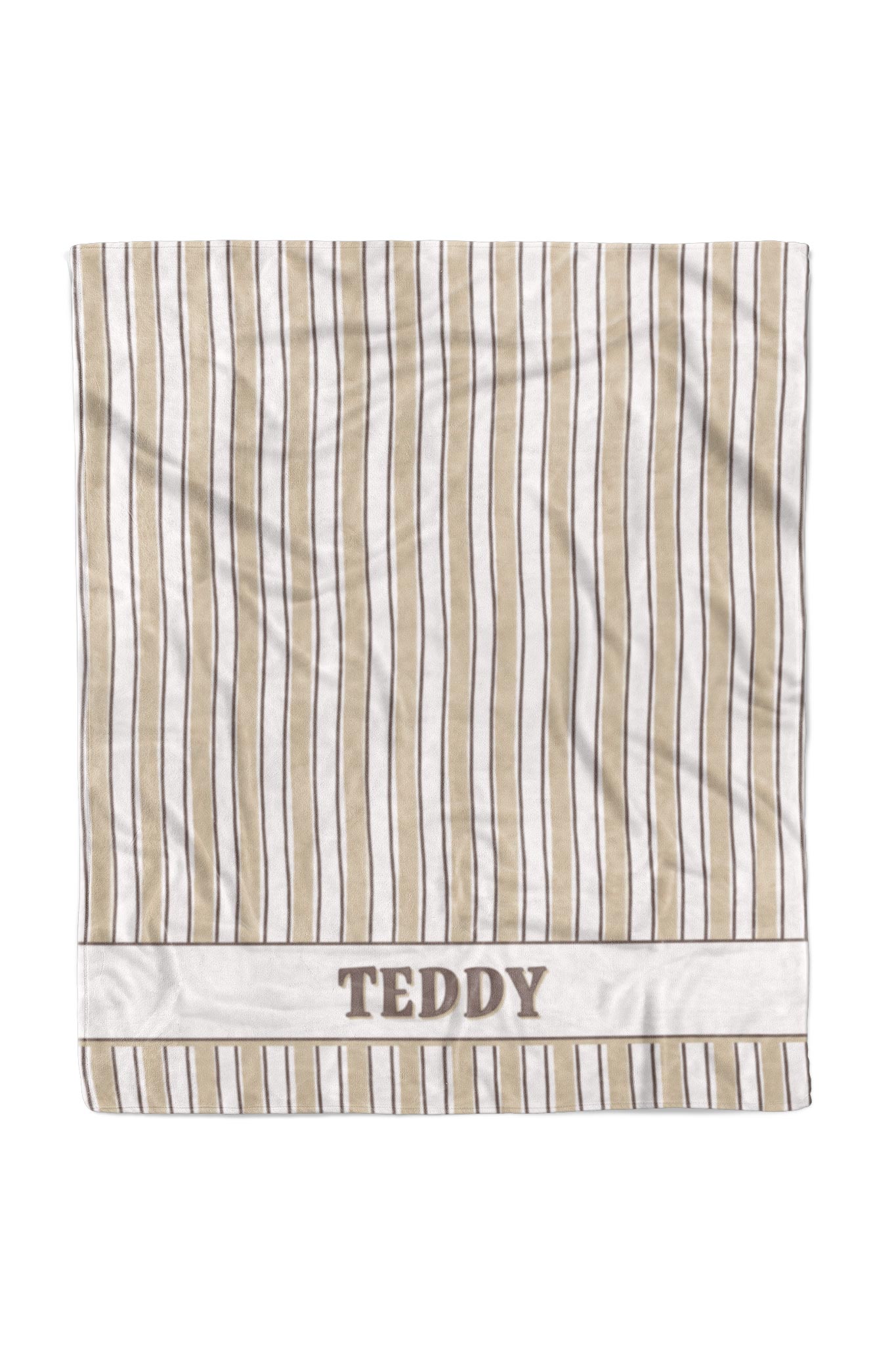 Personalized Pet Blanket | Biscuit Stripe