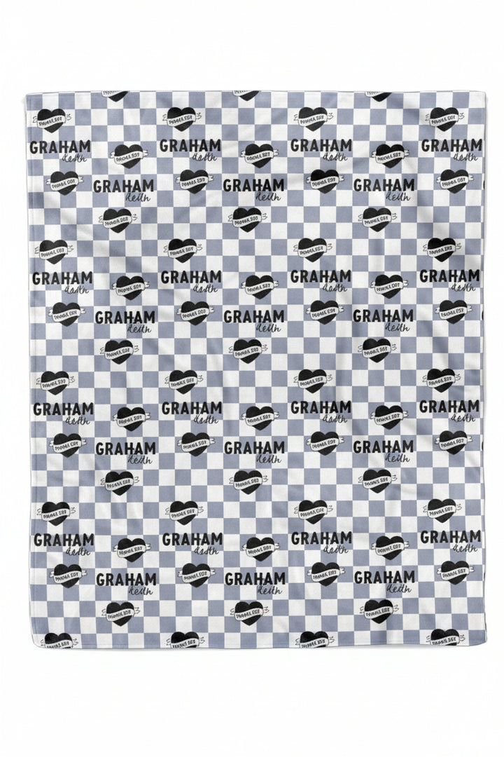 personalized blanket for boys mama's boy 