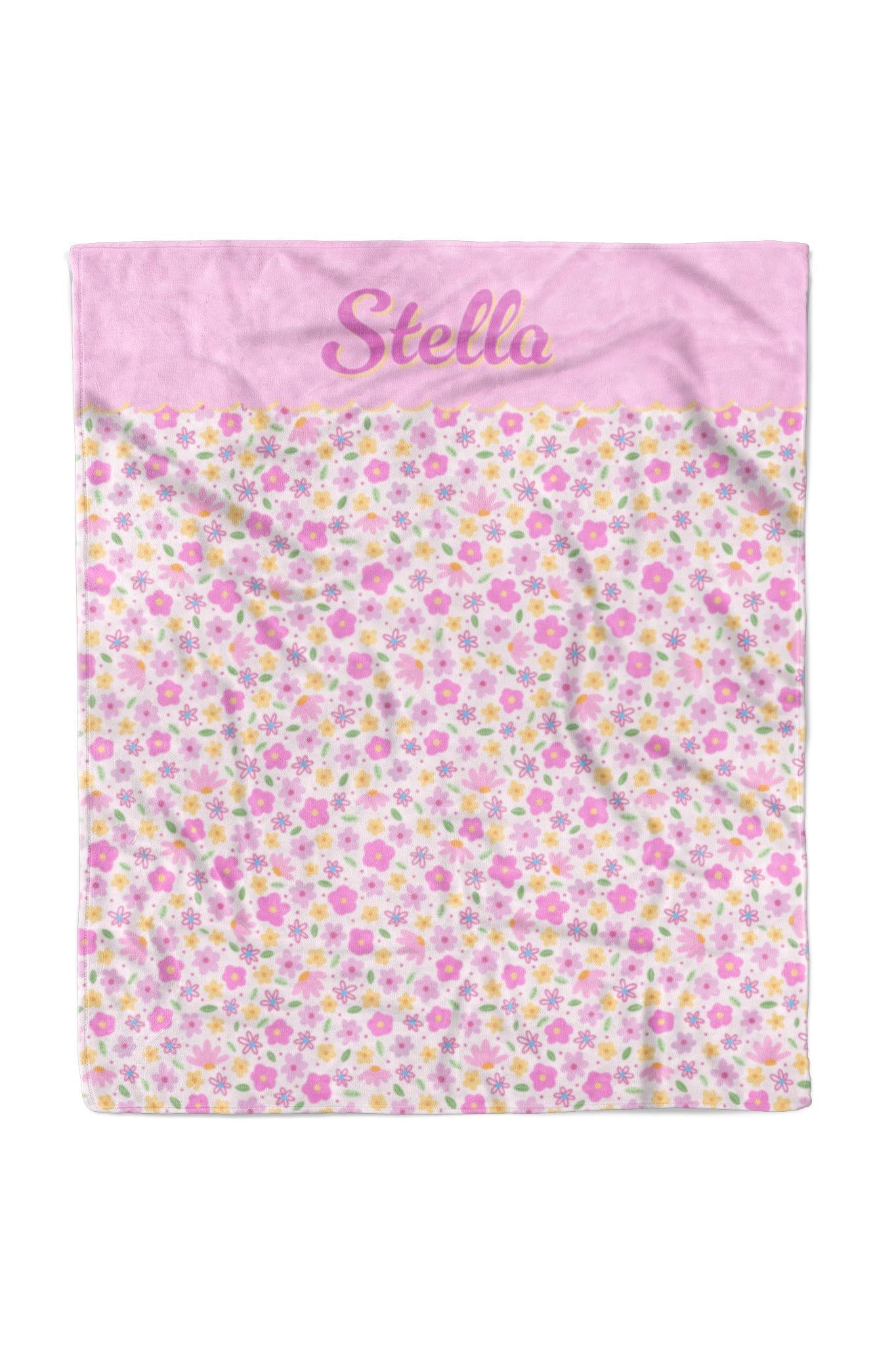 Personalized Pet Blanket | Scattered Blooms