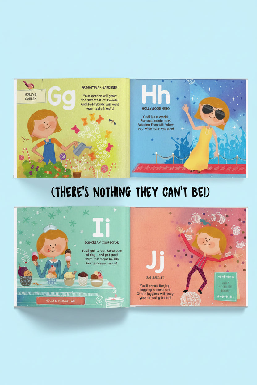 what will i be personalized job book for babies and kids 