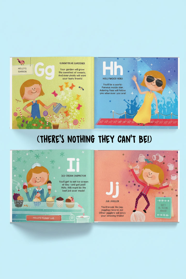 what will i be personalized job book for babies and kids 