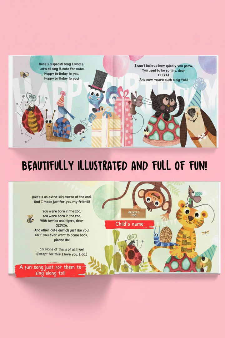 kids birthday book 