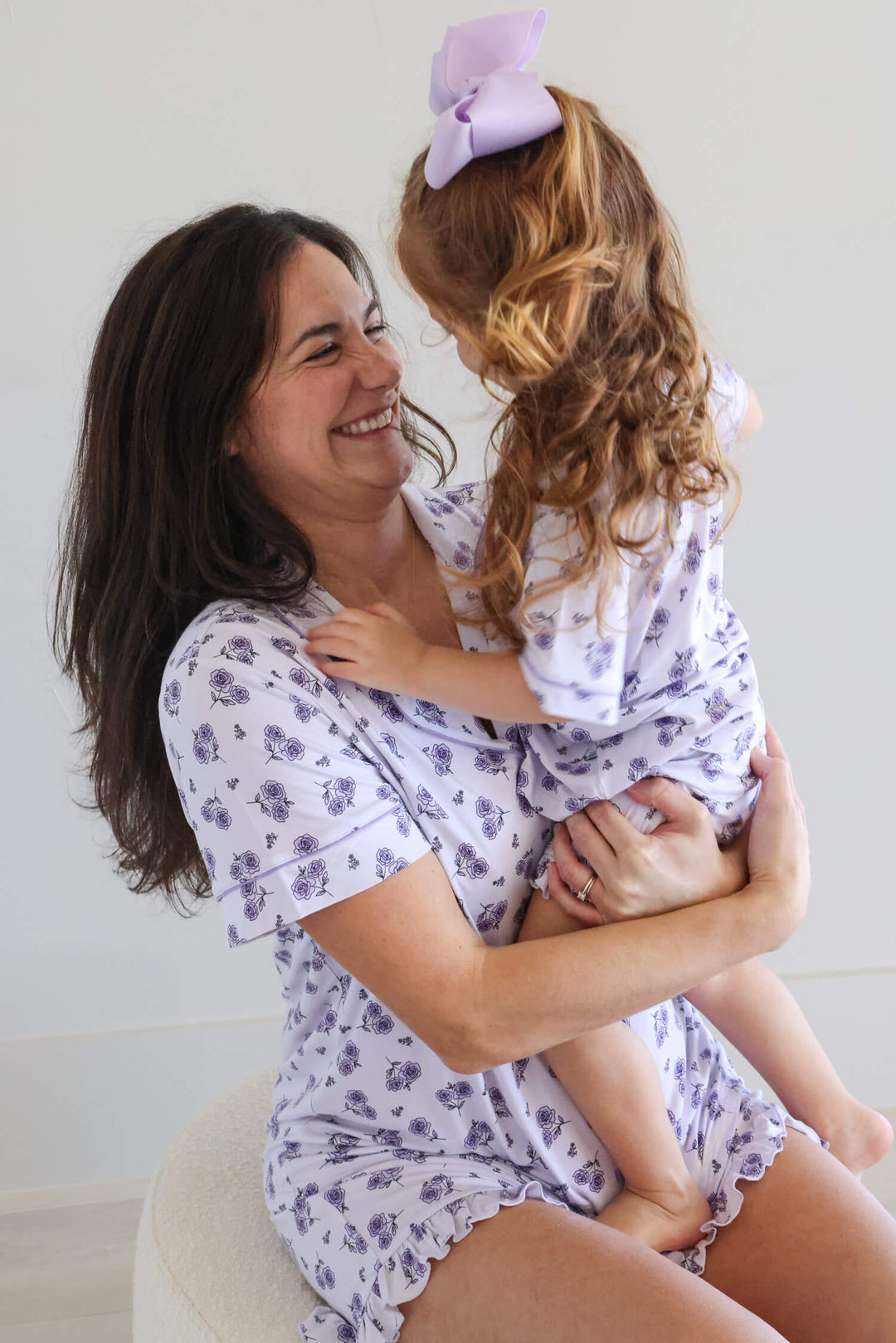 caden lane amethyst garden mommy and me women's lounge set with big sister