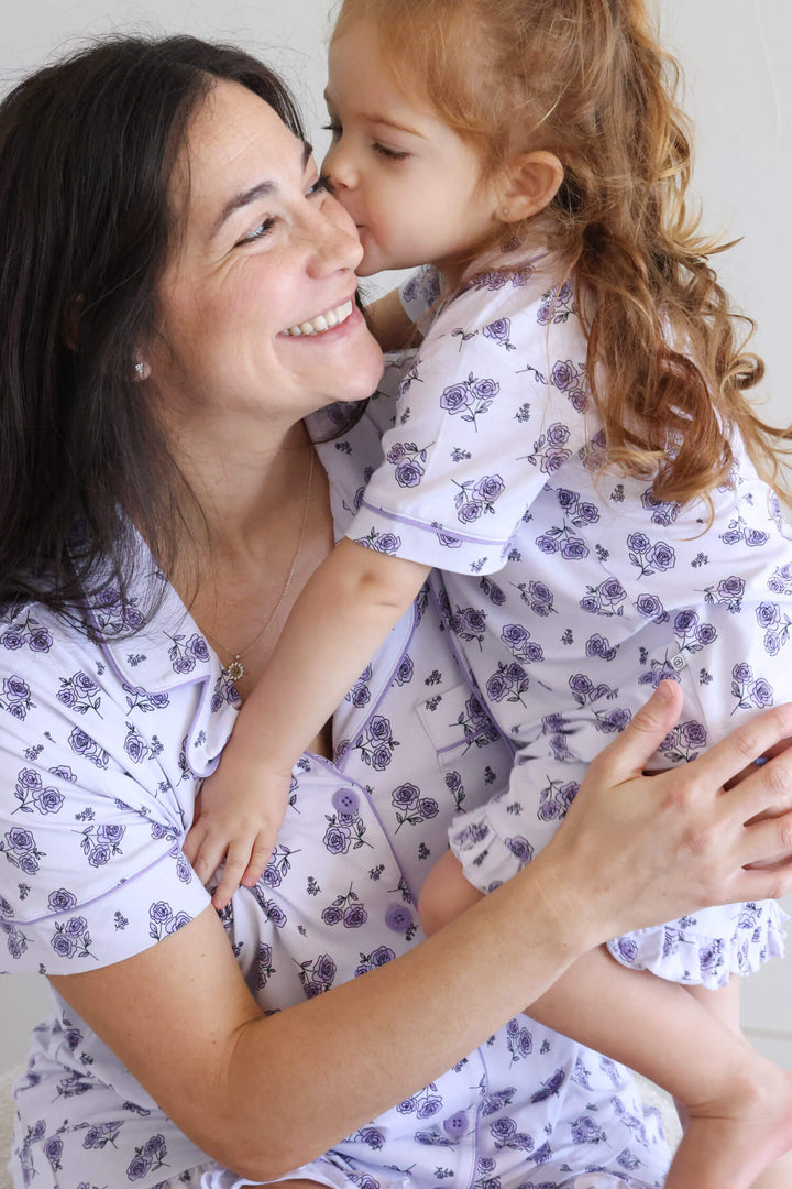 caden lane amethyst garden mommy and me girl's lounge set