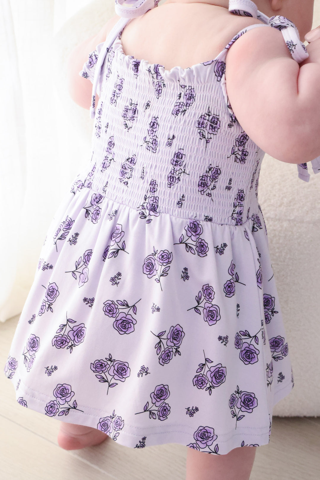 caden lane amethyst garden bamboo baby onesie
