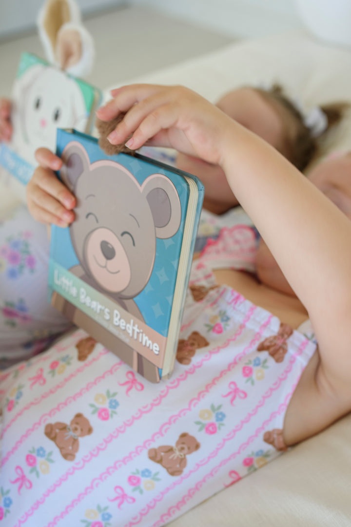 Little Bear's Bedtime Cuddle Plush Friends Story Book Brody Bear high resolution front cover product image