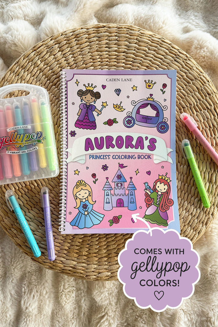 Personalized Coloring Book & Gellypop™ Crayon Set | Far Far Away