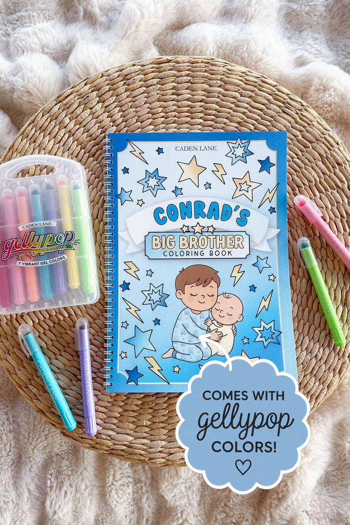 Personalized Coloring Book & Gellypop™ Crayon Set | Big Brother