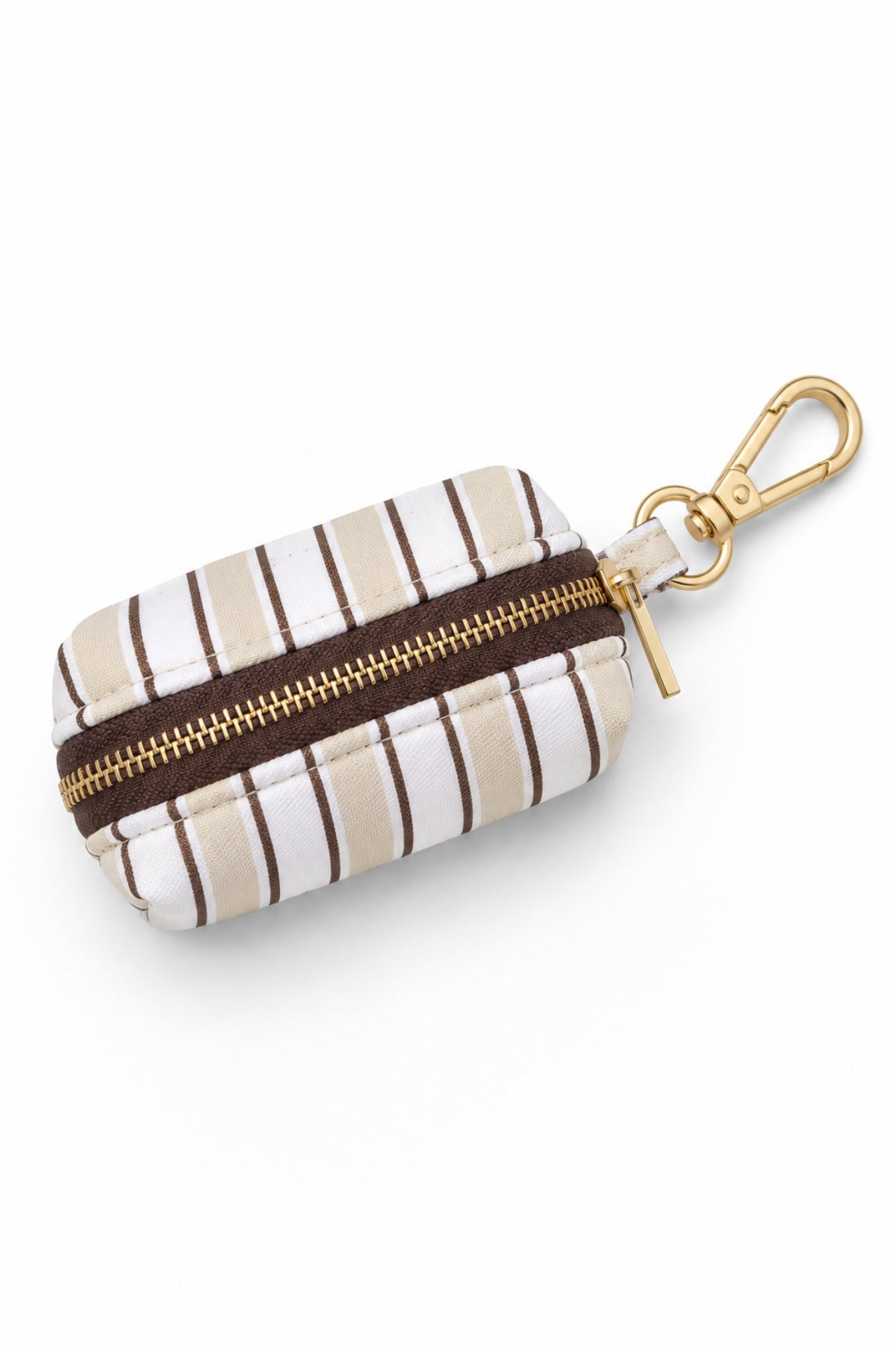 Dog Waste Bag Holder | Biscuit Stripe