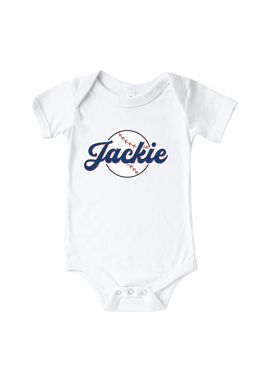 personalized baseball graphic bodysuit for boys 