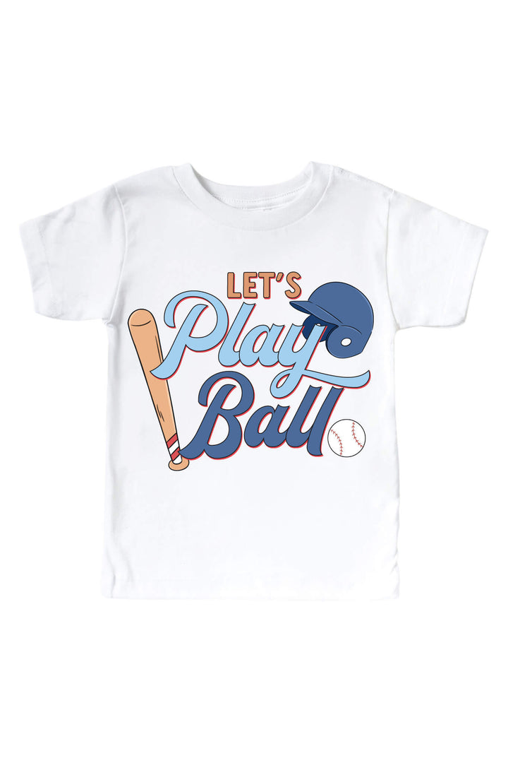 let's play ball graphic tee