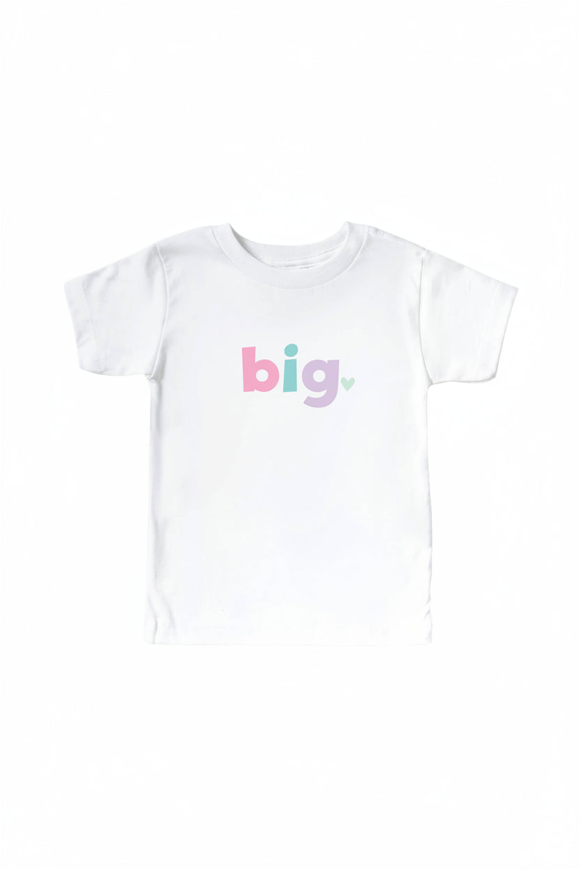 big text graphic tee for girls