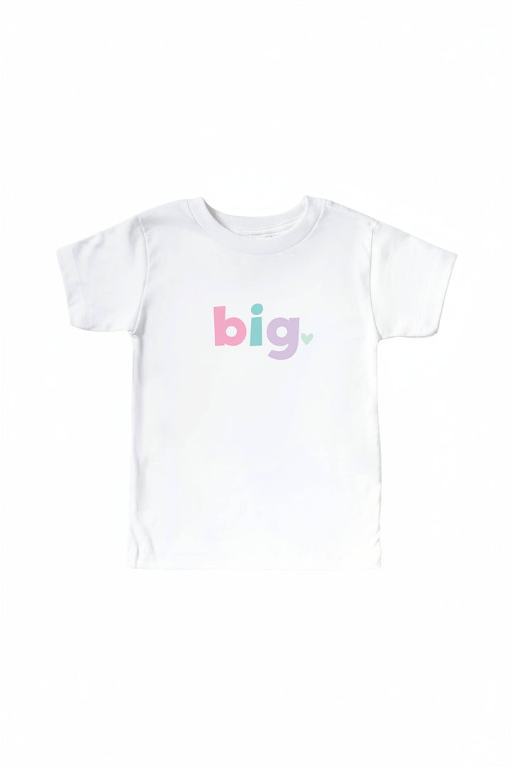 big text graphic tee for girls
