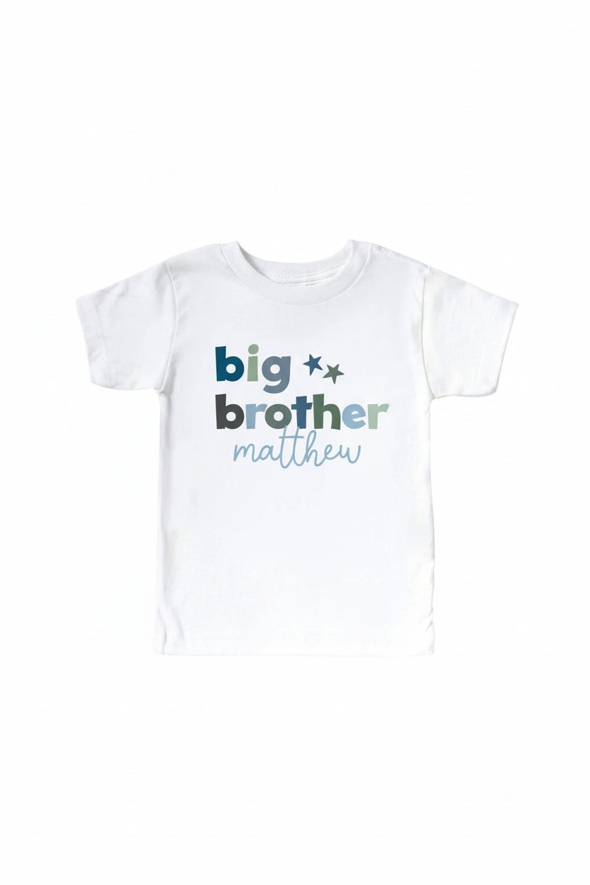 big brother personalized graphic tee