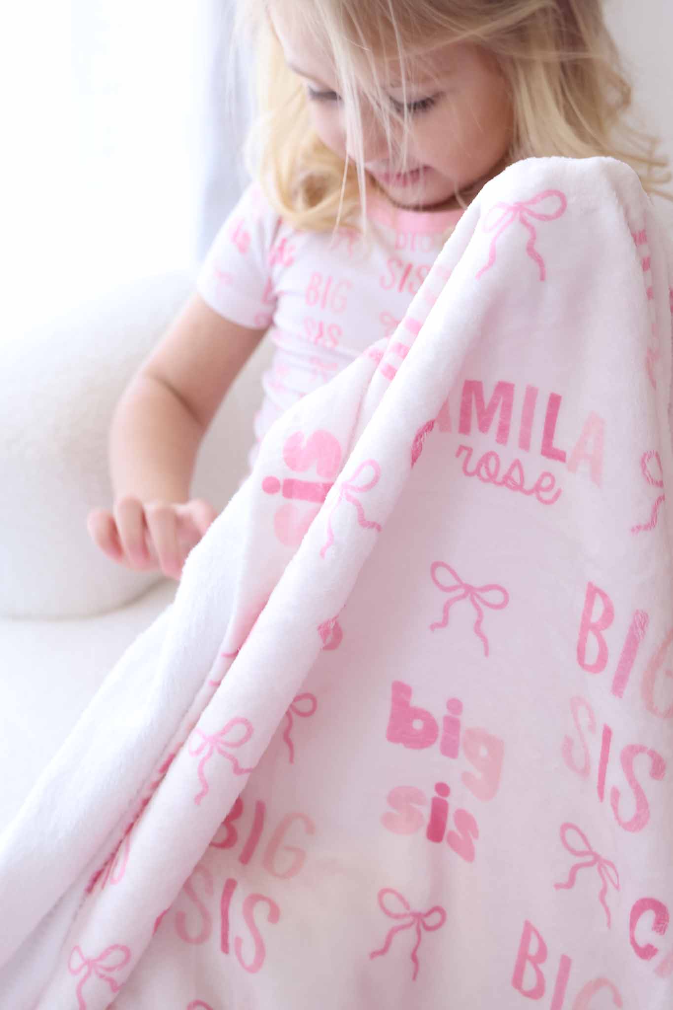 Personalized Kids Blanket | Big Sis