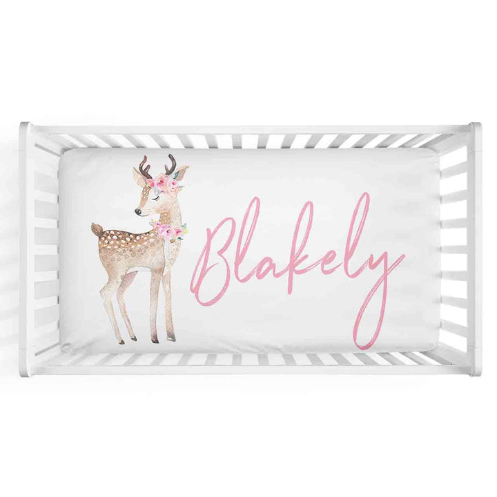 blakely personalized crib sheet 
