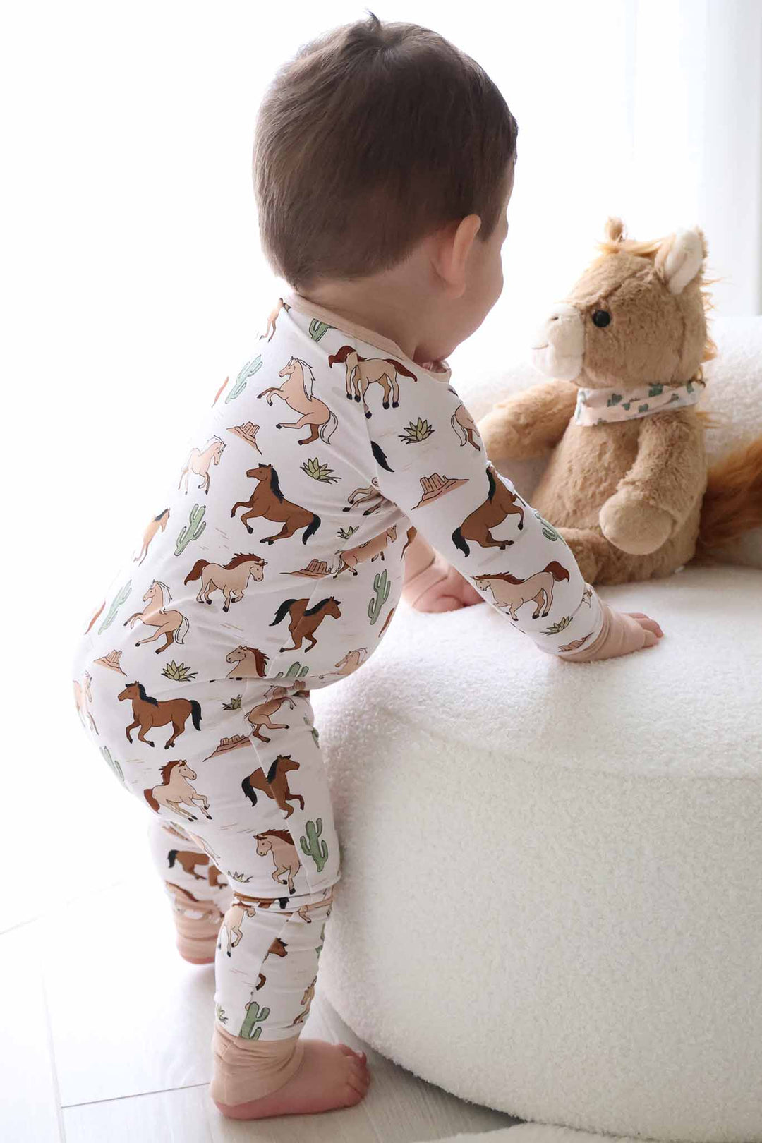 pony club zip romper for boys