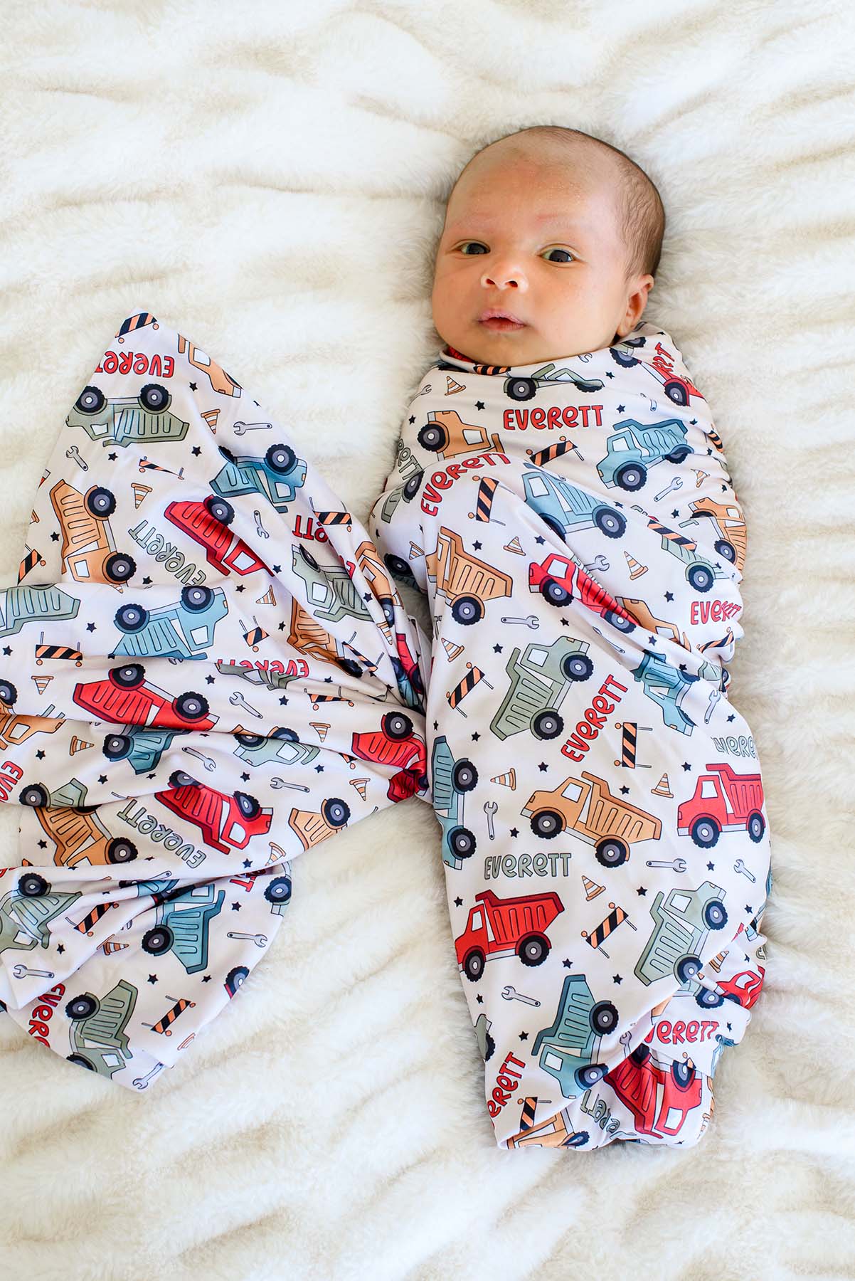 Personalized Swaddle |  Busy Builder