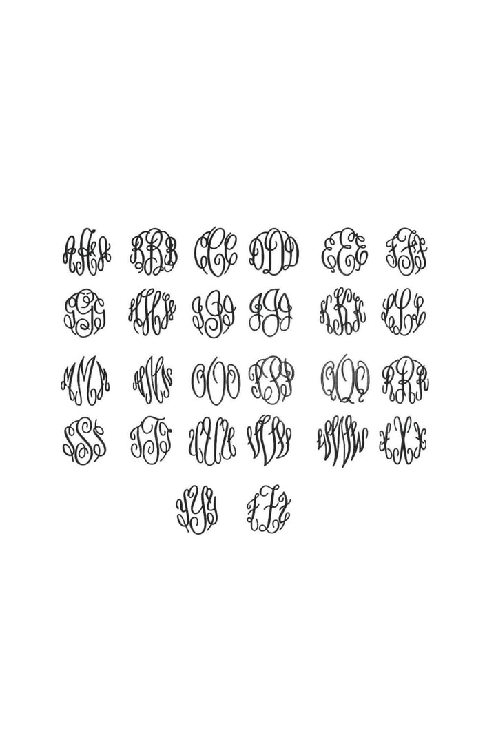 caden monogram font 