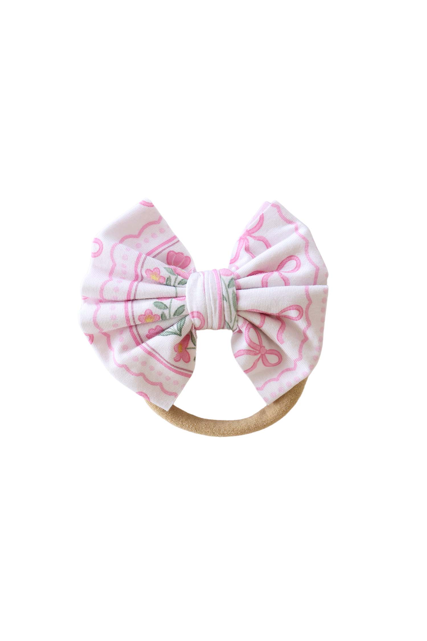 Knit Bow Headband | Coquette Garden