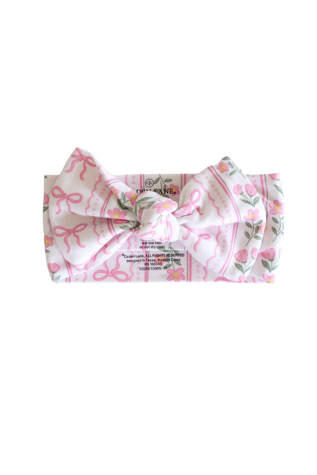 caden lane coquette garden knit large bow headwrap