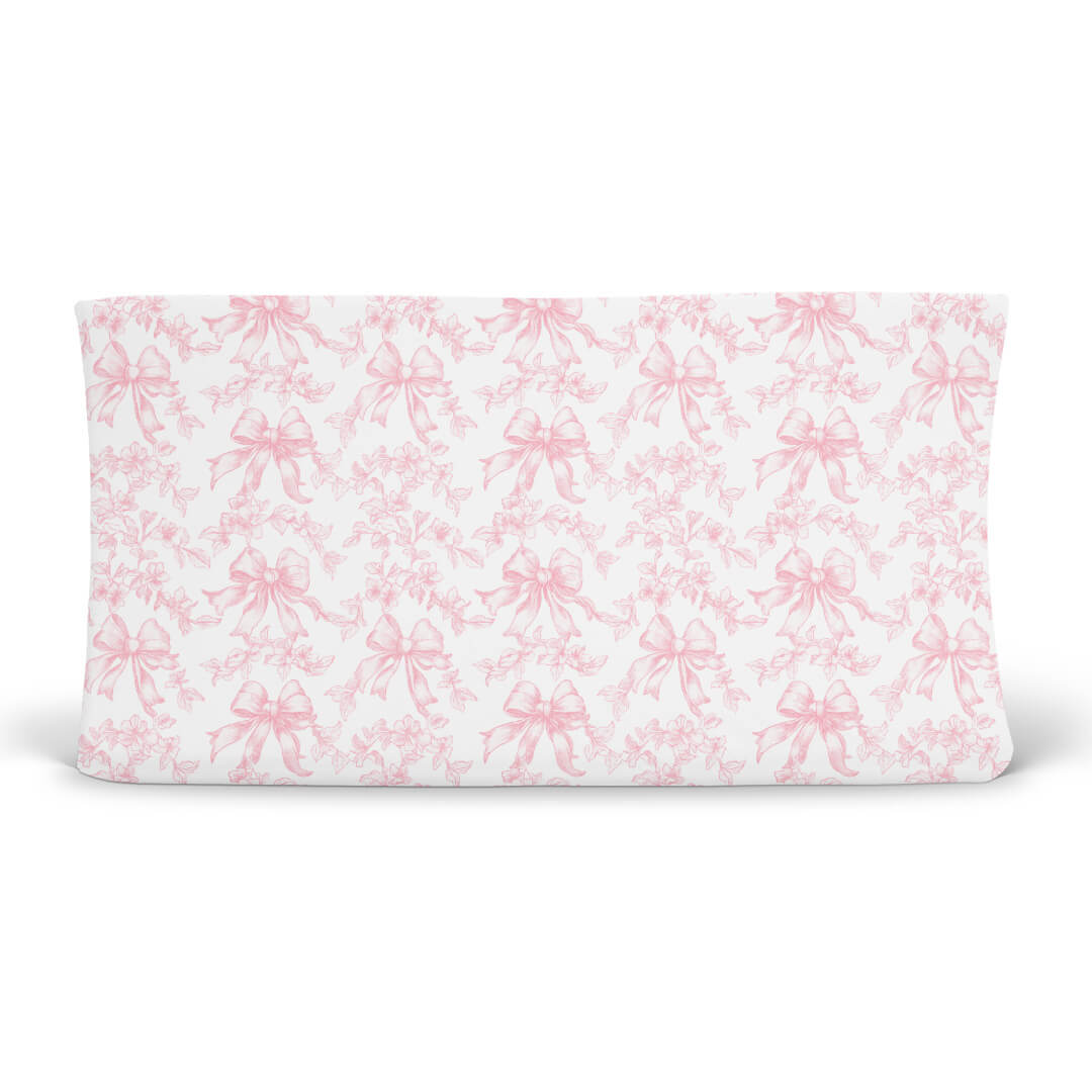 fancy frills changing pad cover 