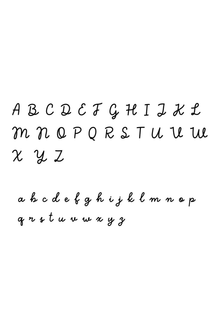 font style reference for personalization
