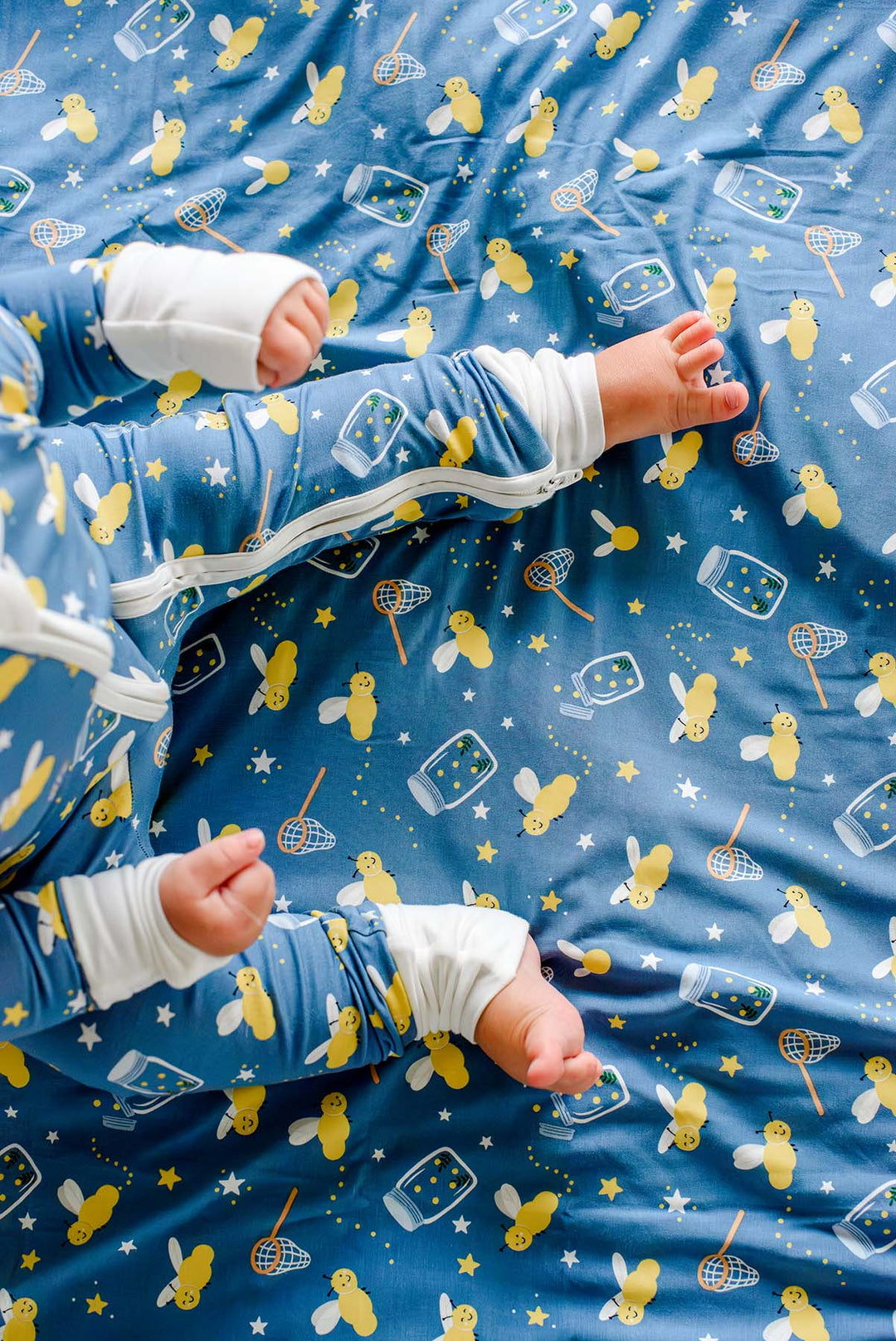Overhead shot of a baby&