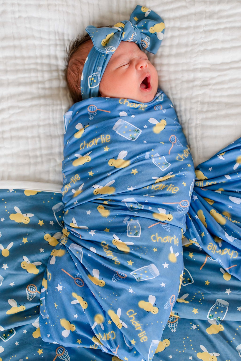 Personalized Swaddle |  Chasing Fireflies