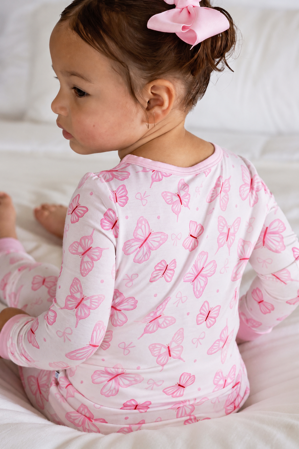 Two-Piece Bamboo Pajama Set | Blooming Butterflies