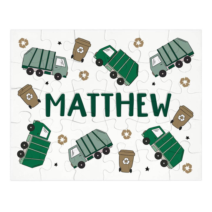 Kids Personalized 30 Piece Puzzle | Clean Up Crew