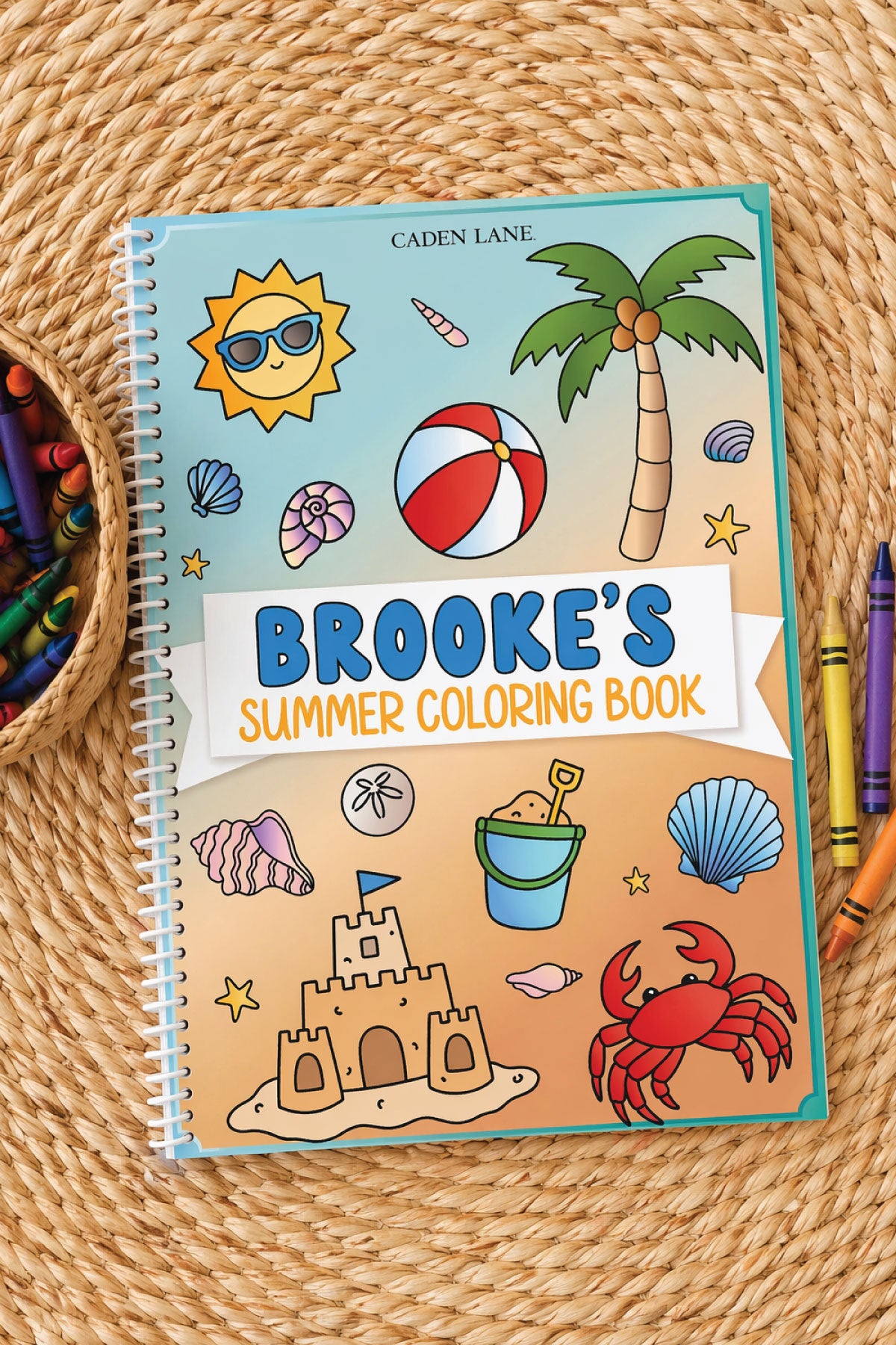 Personalized Coloring Book | Beach Bash