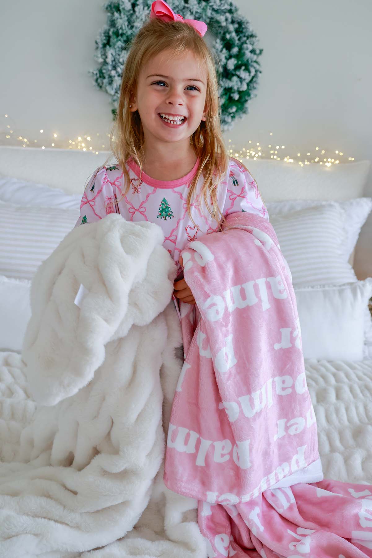 Christmas Spirit Personalized Color Blanket