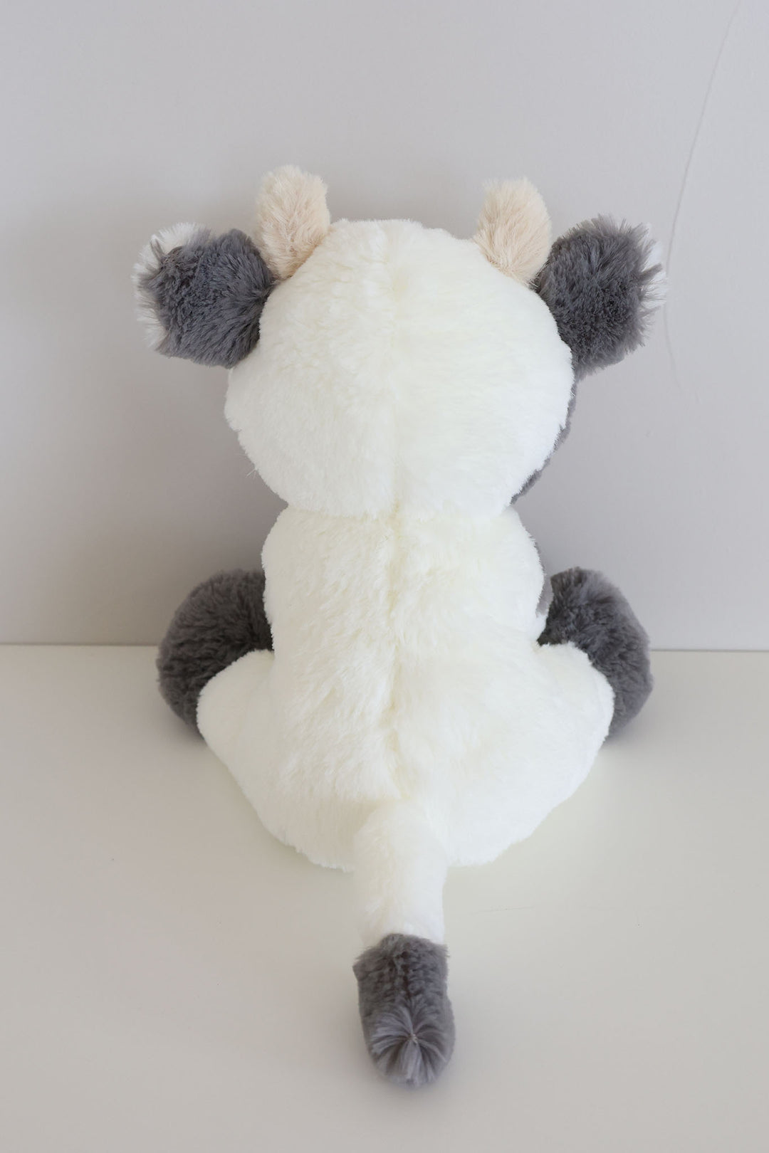 cocoa cow large stuffed animal back view