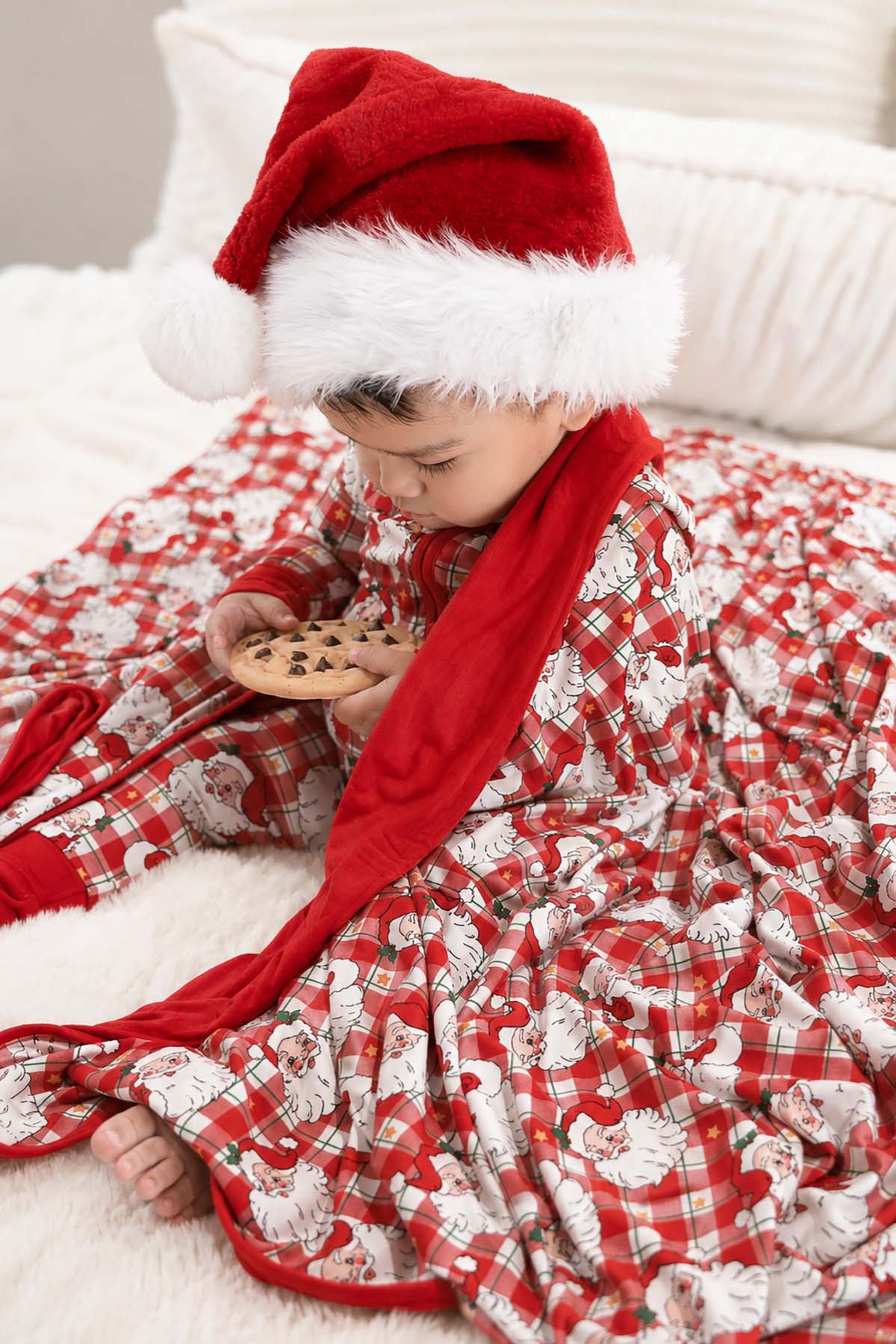 Christmas Double-Sided Bamboo Blanket | Cozy Claus