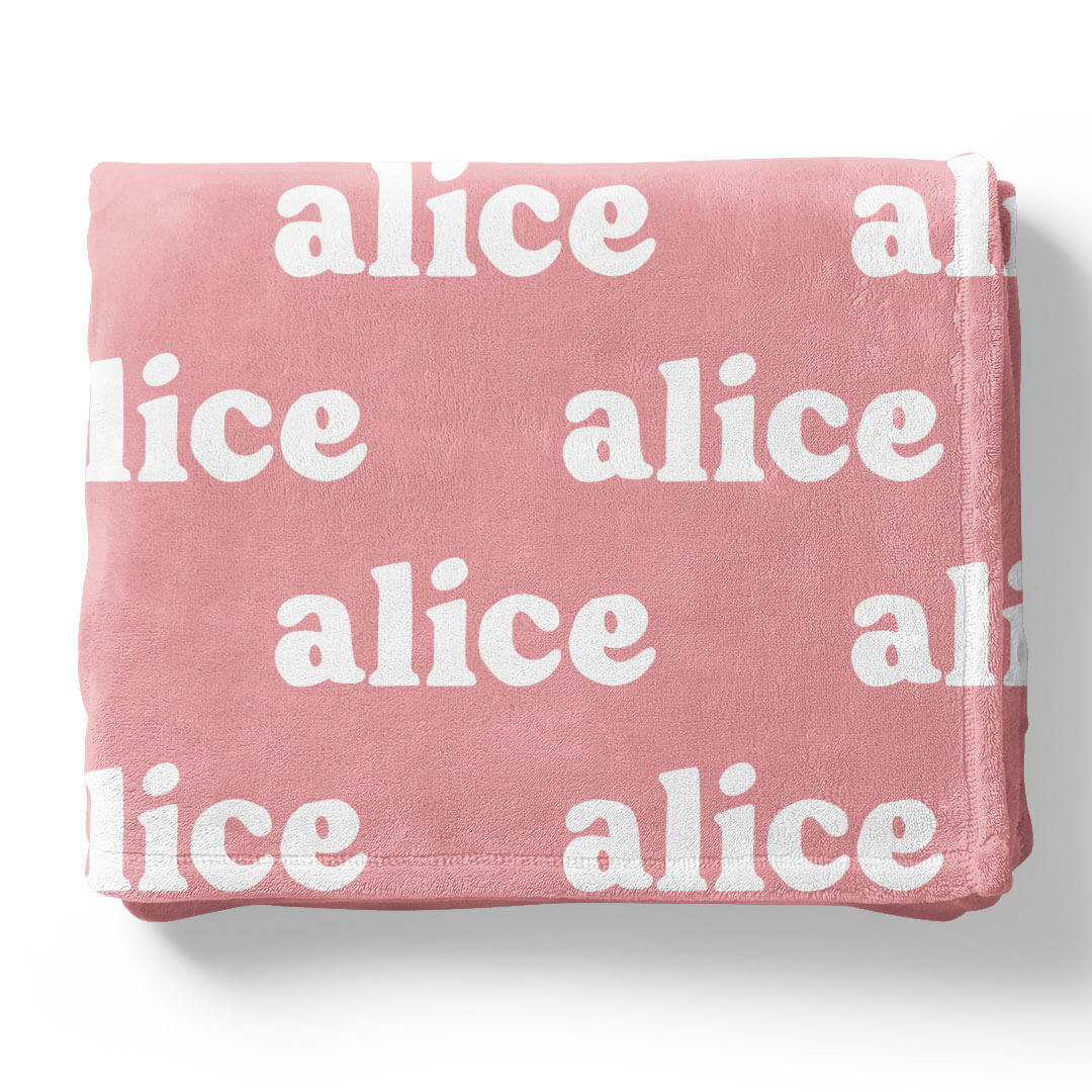 Rose Garden Personalized Color Blanket