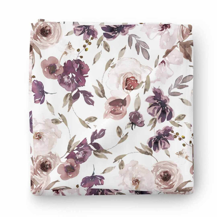 oversized swaddle blanket demi's dusty purple 